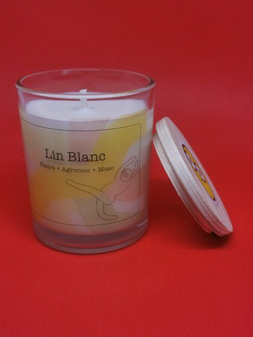 Bougie parfumée Lin blanc