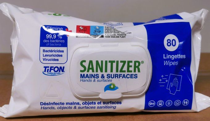 Lingettes désinfectantes