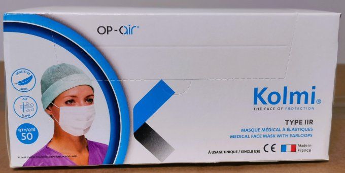 Masque médical à élastiques
