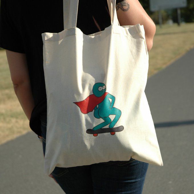 tote bag skate héro