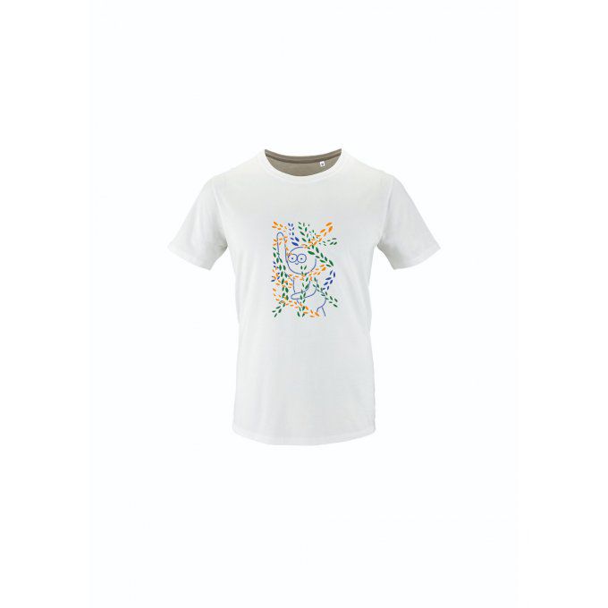 T-shirt blanc - Feuillage