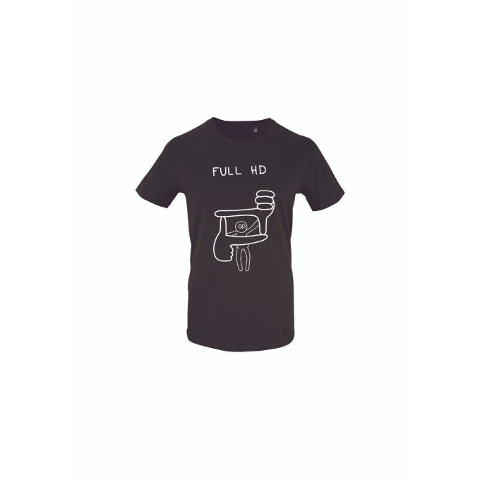 tee shirt noir bio full hd