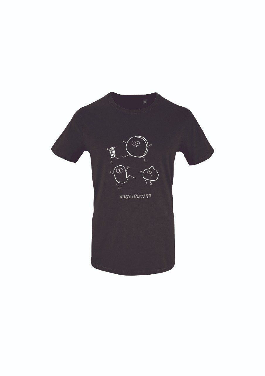 T-Shirt Noir - Tartiflette